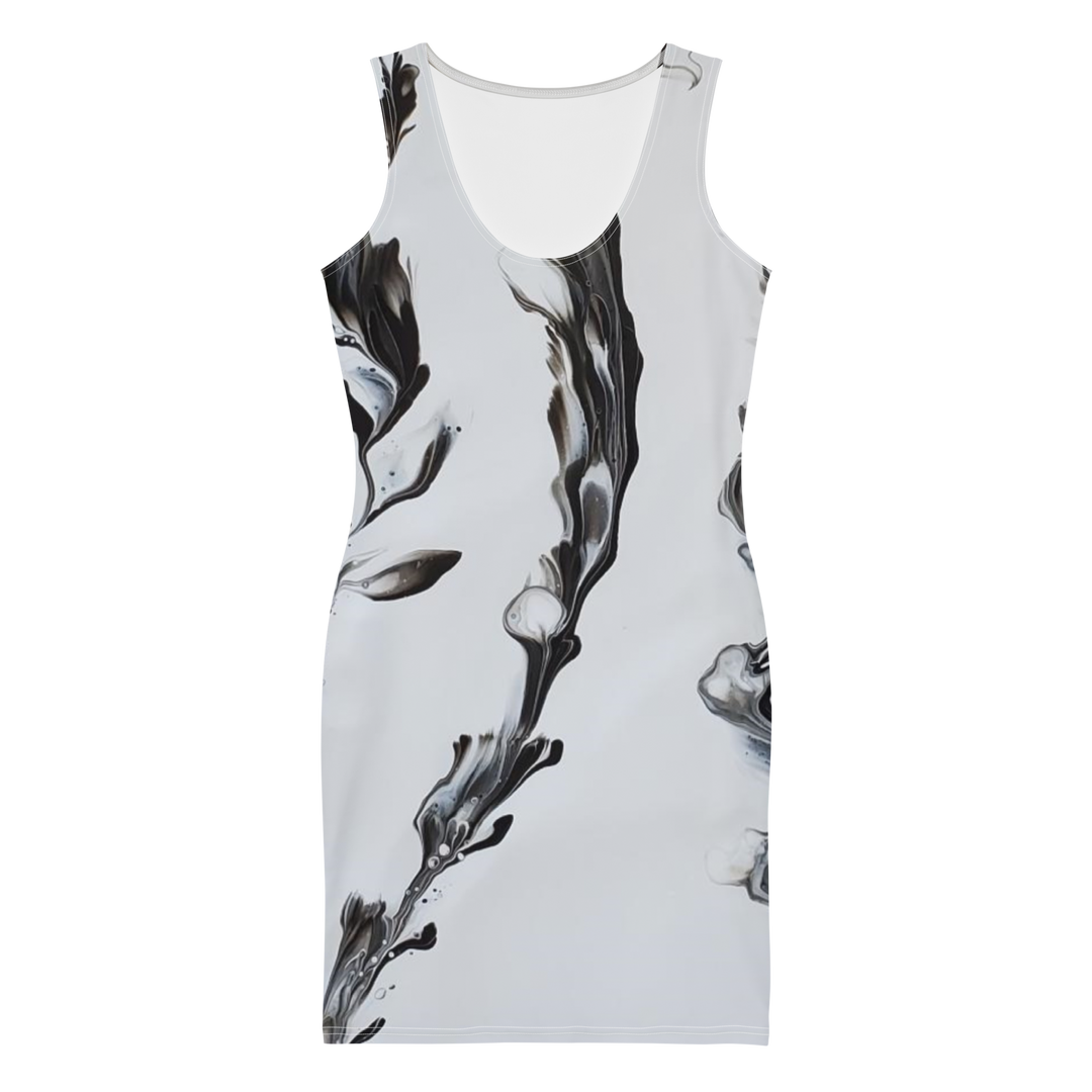 Bodycon dress BW Liquid