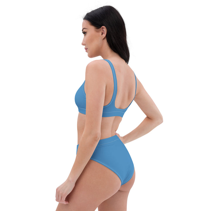 High-waisted bikini Blue Infinitum