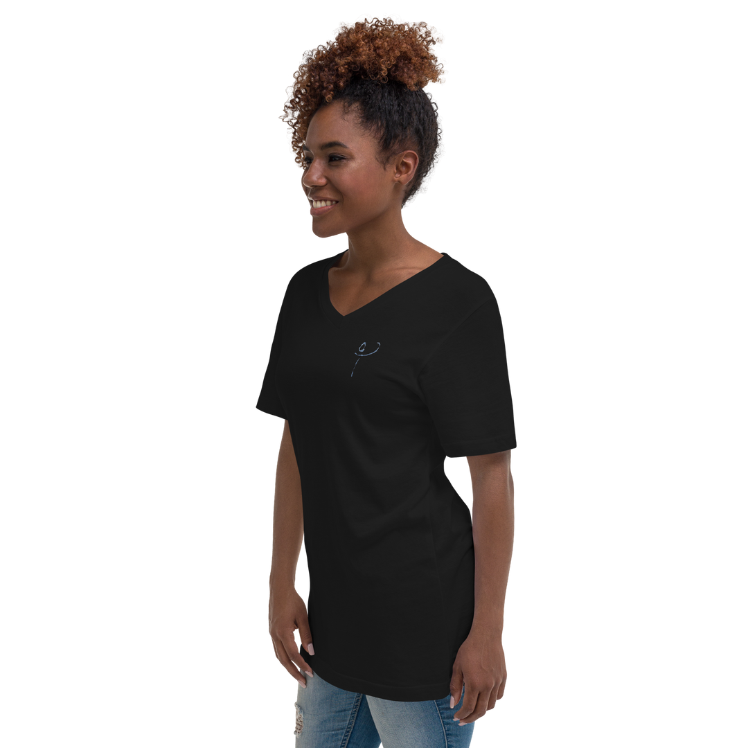 Unisex Short Sleeve V-Neck T-Shirt of colors!