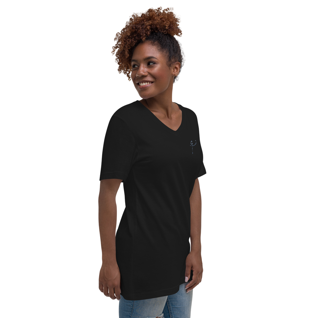 Unisex Short Sleeve V-Neck T-Shirt of colors!