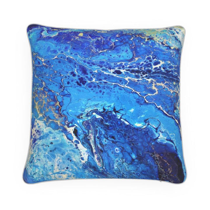 BlueX on cushion