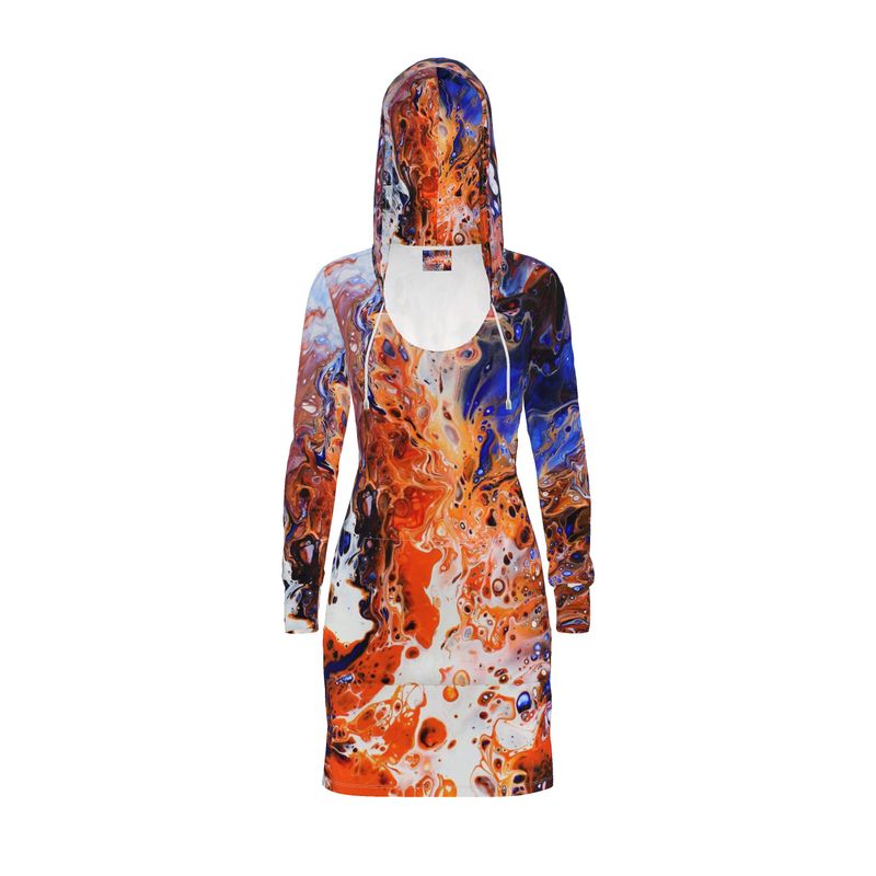 Winter Inferno hoodie dress