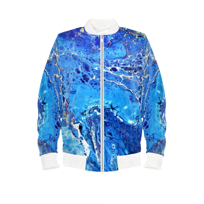 Women bomber Jacket BlueX