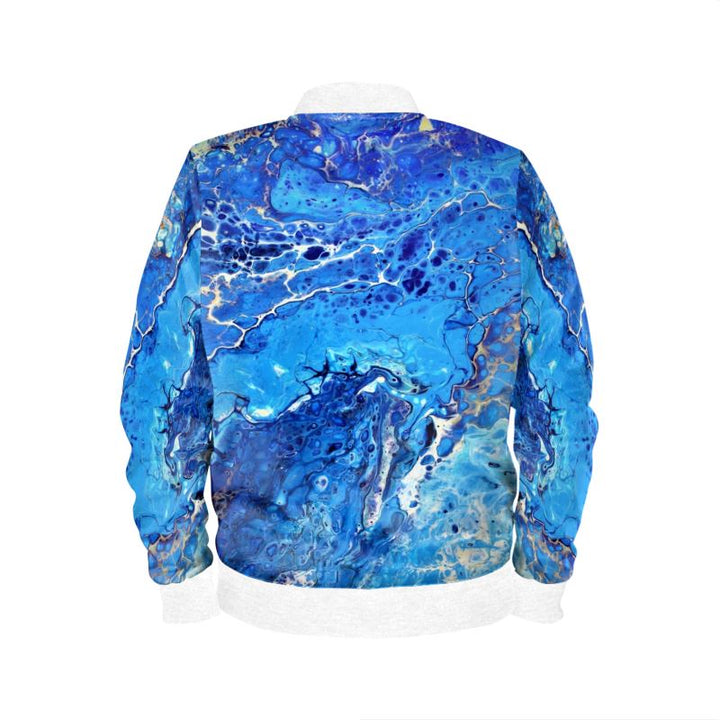 Women bomber Jacket BlueX