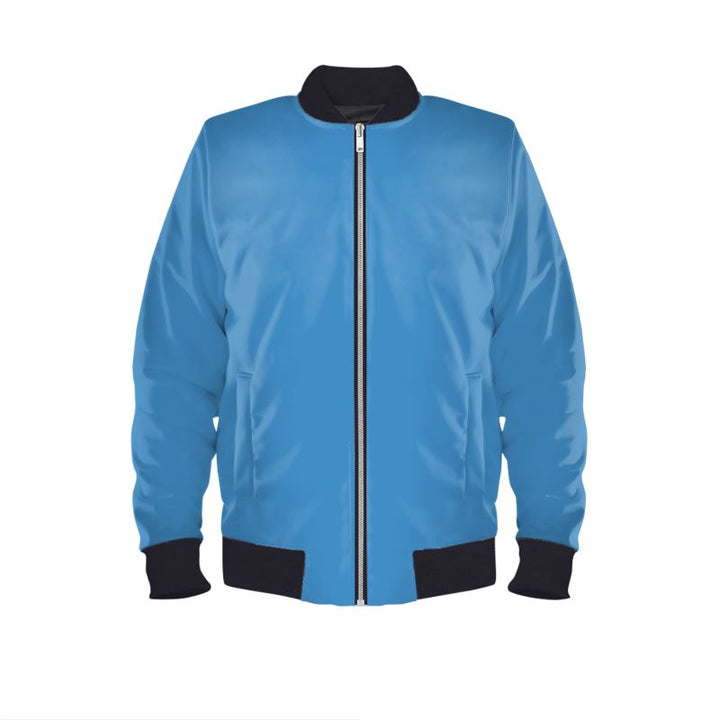 Women Bomber jacket Blue Infinitum