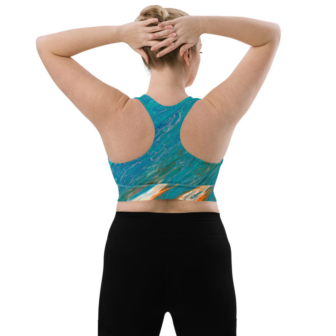 Longline Sports bra Dolphin