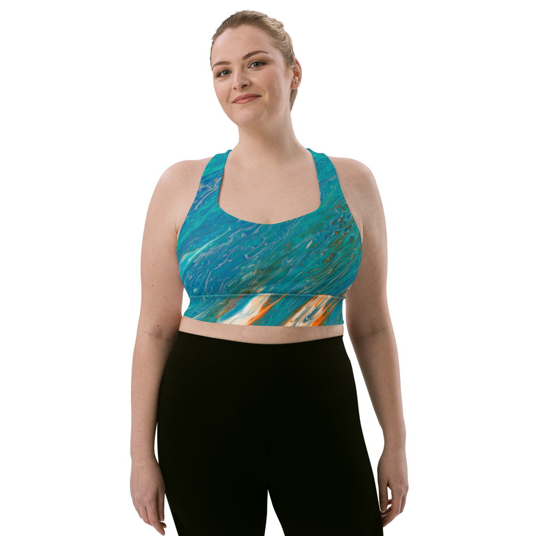 Longline Sports bra Dolphin