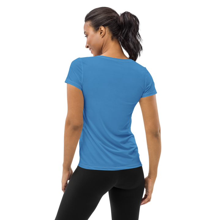 Flattering Athletic T-shirt Blue Infinitum