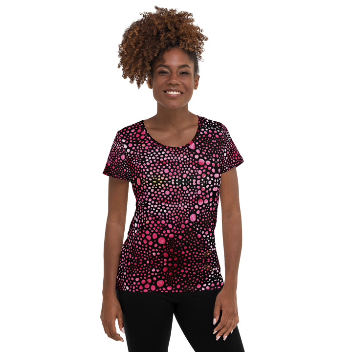 Flattering athletic T-shirt Pink