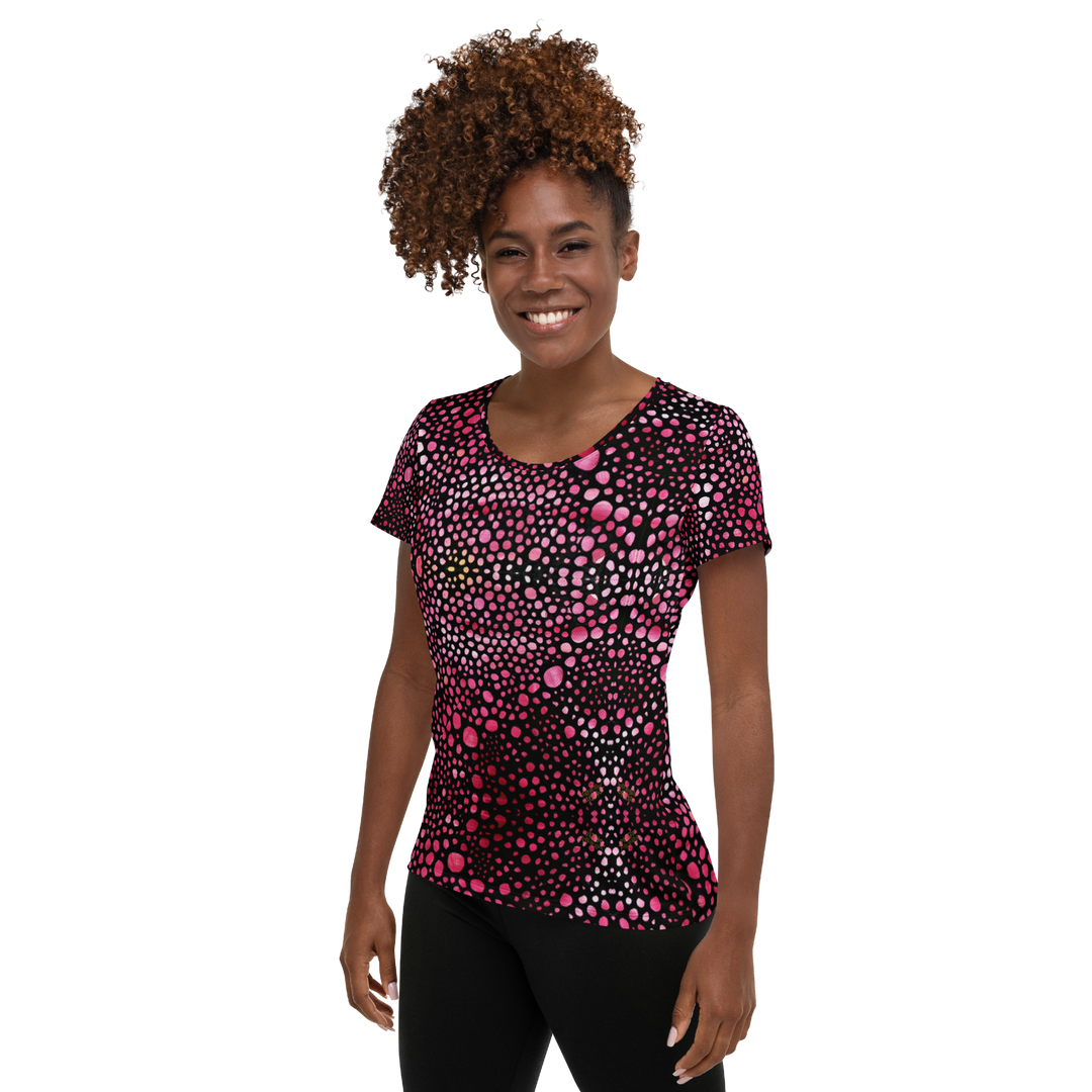 Flattering athletic T-shirt Pink