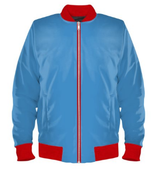 Women Blue Infinitum HW Bomber jacket